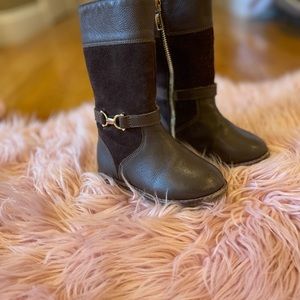 Janie and Jack Size 7 Brown Riding Boots